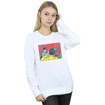 Absolute Cult DC Comics Batman Robin Slap Sweatshirt - Sweatshirt Absolute Cult DC Comics Batman Robin Slap Sweatshirt - Sweatshirt