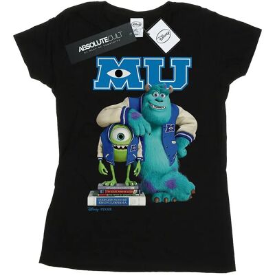 Disney Kobiety/Kobiety Monsters University Plakat T-shirt Biały Disney Kobiety/Kobiety Monsters University Plakat T-shirt Biały