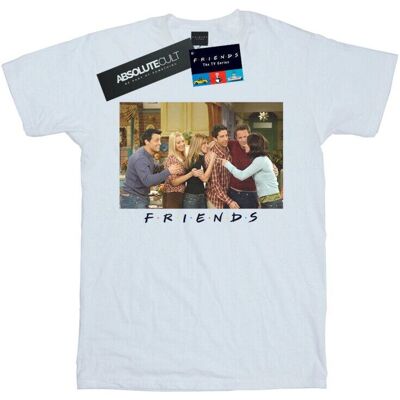 Absolute Cult Friends Herren Weiß Slim Fit T-Shirt Absolute Cult Friends Herren Weiß Slim Fit T-Shirt