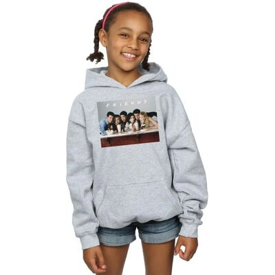 Absolute Cult Friends Mädchen Gruppenfoto Milkshakes Hoodie Sport Grey - Hoodie Absolute Cult Friends Mädchen Gruppenfoto Milkshakes Hoodie Sport Grey - Hoodie