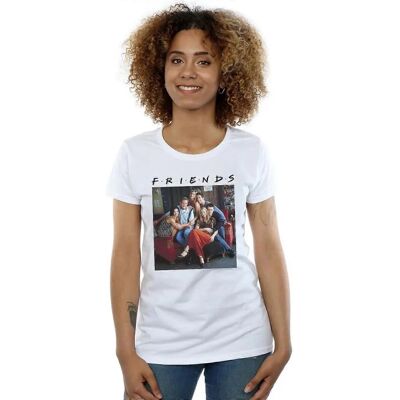 Friends Weiße Slim Fit T-Shirt Friends Weiße Slim Fit T-Shirt