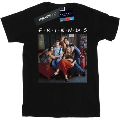 Absolute Cult Friends Schwarz XXL T-Shirt - Casual Oberteil Absolute Cult Friends Schwarz XXL T-Shirt - Casual Oberteil
