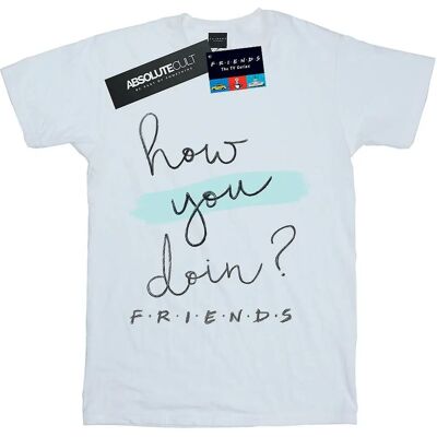 Absolute Cult Friends Herren Wie Geht's? Handwriting T-Shirt - T-Shirt Absolute Cult Friends Herren Wie Geht's? Handwriting T-Shirt - T-Shirt