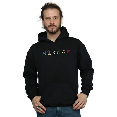 Disney Mickey Mouse Hoodie - Schwerer Baumwollmischung - Schwarz - XXX-Large Disney Mickey Mouse Hoodie - Schwerer Baumwollmischung - Schwarz - XXX-Large