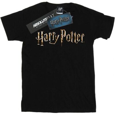 Harry Potter Full Colour Logo T-Shirt voor Meisjes - Zwart Harry Potter Full Colour Logo T-Shirt voor Meisjes - Zwart