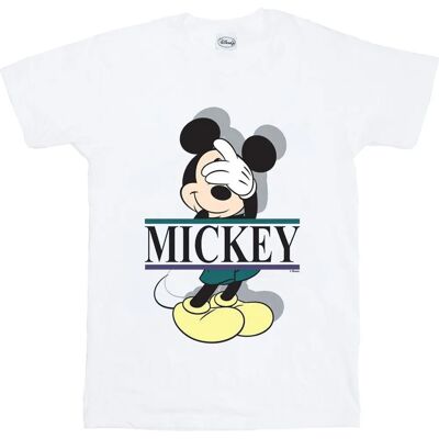 Disney Mickey Mouse Buchstaben T-Shirt - Herren Weiß - T-Shirt Disney Mickey Mouse Buchstaben T-Shirt - Herren Weiß - T-Shirt
