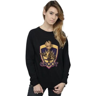 Marvel Groot Badge Sweatshirt - Sweatshirt Marvel Groot Badge Sweatshirt - Sweatshirt