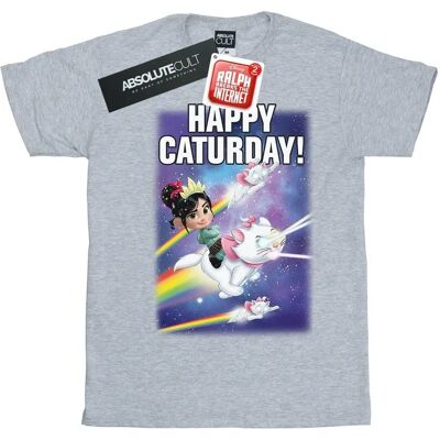 Disney Wreck It Ralph Happy Caturday Boyfriend Passform T-Shirt - Kleidung Disney Wreck It Ralph Happy Caturday Boyfriend Passform T-Shirt - Kleidung