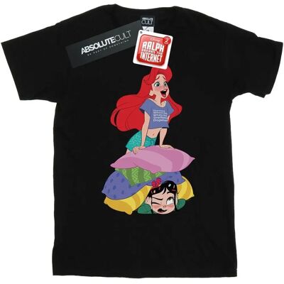 Disney Wreck It Ralph Ariel und Vanellope Boyfriend T-Shirt - Freizeitkleidung Disney Wreck It Ralph Ariel und Vanellope Boyfriend T-Shirt - Freizeitkleidung