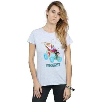 Absolute Cult Disney Wreck It Ralph Cinderella Und Vanellope T-Shirt Sport Grau - T-Shirt Absolute Cult Disney Wreck It Ralph Cinderella Und Vanellope T-Shirt Sport Grau - T-Shirt