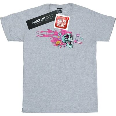 Disney Wreck It Ralph Candy Skull Boyfriend Fit T-Shirt - T-Shirt Disney Wreck It Ralph Candy Skull Boyfriend Fit T-Shirt - T-Shirt