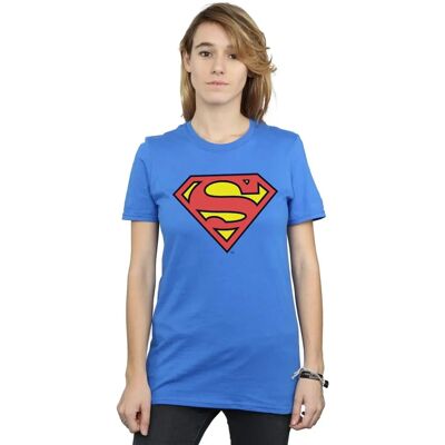 DC Comics Dames Superman Logo Boyfriend Fit T-Shirt - T-Shirt DC Comics Dames Superman Logo Boyfriend Fit T-Shirt - T-Shirt