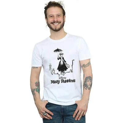 Absolute Cult Disney Mary Poppins Dachboden Landung T-Shirt - T-Shirt Absolute Cult Disney Mary Poppins Dachboden Landung T-Shirt - T-Shirt