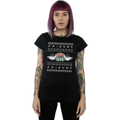 Koszulka damska Friends Fair Isle Central Perk od Absolute Cult - Koszulka Koszulka damska Friends Fair Isle Central Perk od Absolute Cult - Koszulka