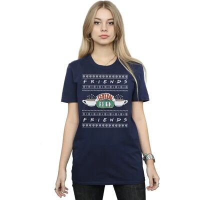 Absolute Cult Friends Navy Blue X-Large T-Shirt Absolute Cult Friends Navy Blue X-Large T-Shirt