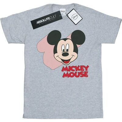 Disney Mickey Mouse Move Boyfriend Fit T-Shirt Sport Grey - T-Shirt Disney Mickey Mouse Move Boyfriend Fit T-Shirt Sport Grey - T-Shirt