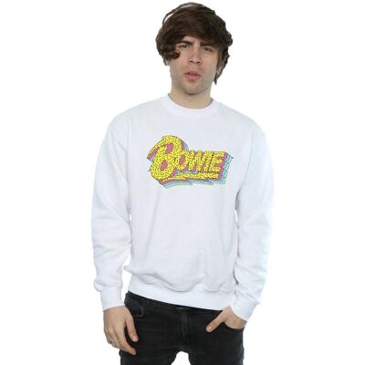 Absolute Cult David Bowie Moonlight 90er Logo Sweatshirt - Weiß - XXL Absolute Cult David Bowie Moonlight 90er Logo Sweatshirt - Weiß - XXL