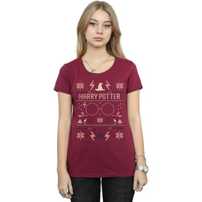 Absolute Cult Harry Potter Maglietta di Natale per Donna - Maglietta Absolute Cult Harry Potter Maglietta di Natale per Donna - Maglietta