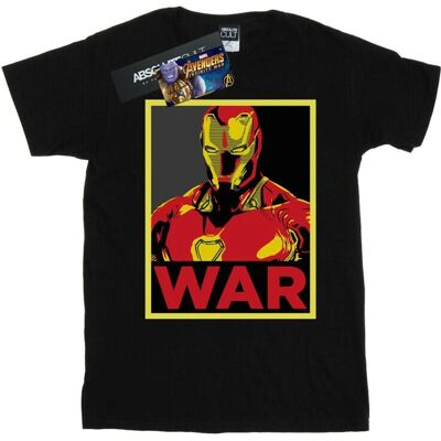 Marvel Herren Avengers Infinity War Iron Man Schwarzes T-Shirt Marvel Herren Avengers Infinity War Iron Man Schwarzes T-Shirt