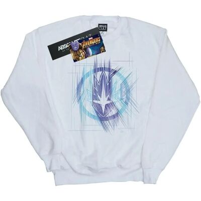 Absolute Cult - Marvel Avengers Infinity War Guardian Lines - White - Sweatshirt Absolute Cult - Marvel Avengers Infinity War Guardian Lines - White - Sweatshirt