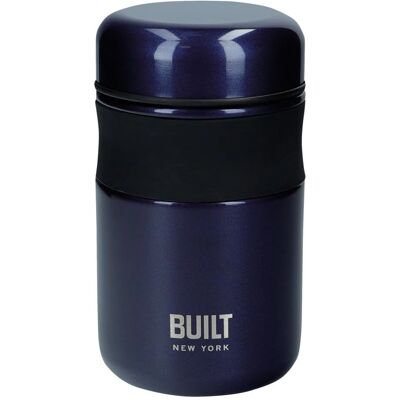 Built - Marinblå dubbelväggskål - 490 ml - Food Container Built - Marinblå dubbelväggskål - 490 ml - Food Container