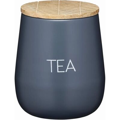 KitchenCraft Serenity Tea Canister - Grey - Airtight, 12.5cm KitchenCraft Serenity Tea Canister - Grey - Airtight, 12.5cm