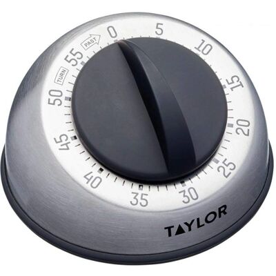 Taylor Pro Edelstahl 60 Min Klassischer Aufzieh-KüTimer Taylor Pro Edelstahl 60 Min Klassischer Aufzieh-KüTimer