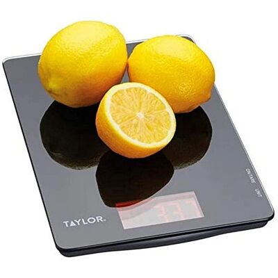 Taylor Black Glass Digital Dual 5Kg Kitchen Scale - Kitchen Scale Taylor Black Glass Digital Dual 5Kg Kitchen Scale - Kitchen Scale