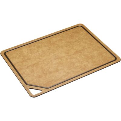 Natural Elements Eco-Friendly Large Brown Cutting Board - Food Safe & Durable Natural Elements Eco-Friendly Large Brown Cutting Board - Food Safe & Durable
