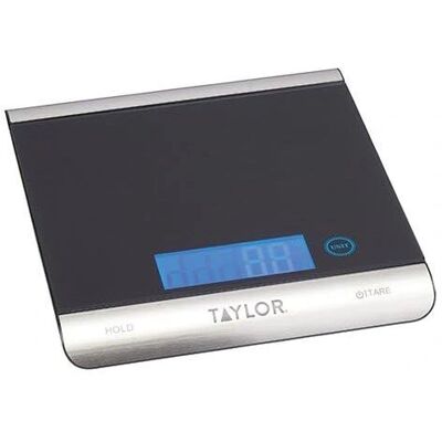 Balance de Cuisine Numérique Taylor Pro 15kg - Noir, Verre, Tara - Publicité Balance de Cuisine Numérique Taylor Pro 15kg - Noir, Verre, Tara - Publicité