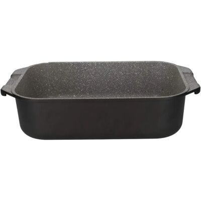 MasterClass Black Cast Aluminium 34cm Roasting Pan - Large, Non-Stick, Handle MasterClass Black Cast Aluminium 34cm Roasting Pan - Large, Non-Stick, Handle