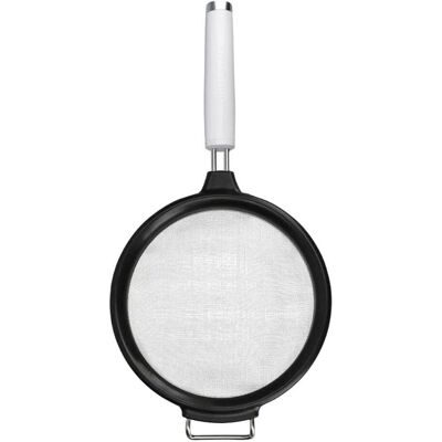 KitchenAid White Stainless Steel Mesh Sieve - 18cm - Sieve KitchenAid White Stainless Steel Mesh Sieve - 18cm - Sieve