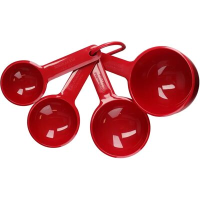 KitchenAid 4-teiliges Messbecher-Set - Empire Red - Messbecher KitchenAid 4-teiliges Messbecher-Set - Empire Red - Messbecher