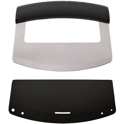 KitchenAid Faca Mezzaluna em Aço Inoxidável - 15cm Curva KitchenAid Faca Mezzaluna em Aço Inoxidável - 15cm Curva