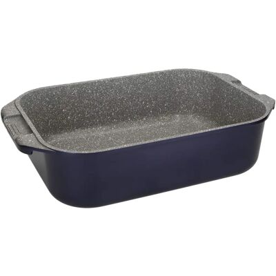 MasterClass Large Metallic Blue Roasting Tin with Handles - Roastware MasterClass Large Metallic Blue Roasting Tin with Handles - Roastware