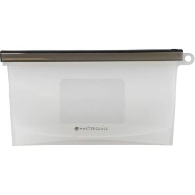Masterclass 500ml Reusable Food Bag - Leakproof Silicone Masterclass 500ml Reusable Food Bag - Leakproof Silicone