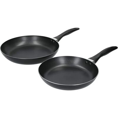 KitchenCraft Non-Stick Frying Pan Set - 24cm & 28cm - Gift boxed KitchenCraft Non-Stick Frying Pan Set - 24cm & 28cm - Gift boxed
