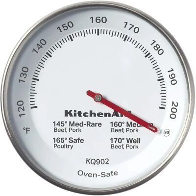 KitchenAid Leave-In Meat Thermometer Probe - stainless steel, 120°F-200°F, oven safe KitchenAid Leave-In Meat Thermometer Probe - stainless steel, 120°F-200°F, oven safe