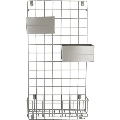 Living Nostalgia Wall Rack Organizer - KitchenCraft Black Vintage Storage Living Nostalgia Wall Rack Organizer - KitchenCraft Black Vintage Storage
