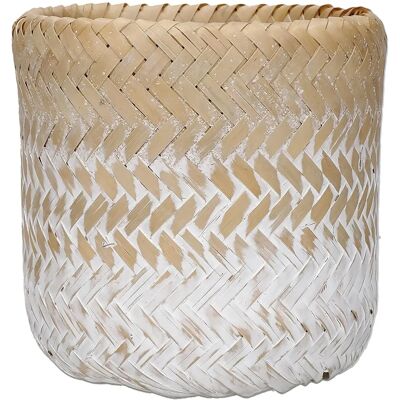 Kitchencraft Bamboo Planter - White Ombré Decor - Planter Kitchencraft Bamboo Planter - White Ombré Decor - Planter