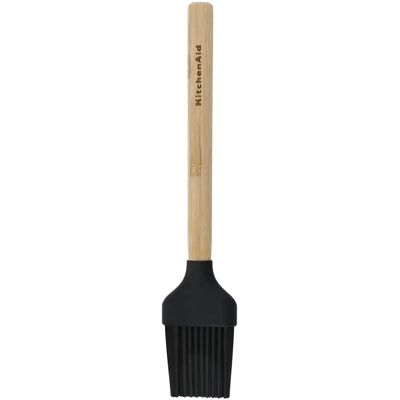 Pinceau à pâtisserie en bambou KitchenAid avec tête en silicone résistante à la chaleur - Publicité Pinceau à pâtisserie en bambou KitchenAid avec tête en silicone résistante à la chaleur - Publicité