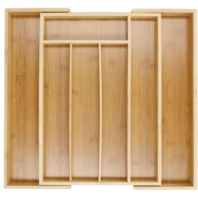 Copco Bamboo Expandable Drawer Organizer - 35.5cm x 25.5cm - Brown Copco Bamboo Expandable Drawer Organizer - 35.5cm x 25.5cm - Brown