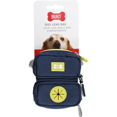 Built Pet Duo Blue Treat & Poop Bag Holder - Pet Accessory Built Pet Duo Blue Treat & Poop Bag Holder - Pet Accessory