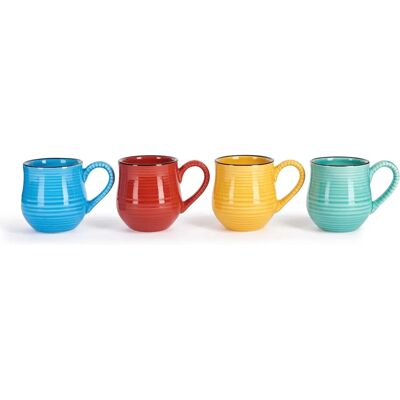 La Cafetiere Mysa Keramik 100ml Brights Espressotassen - 4er Set La Cafetiere Mysa Keramik 100ml Brights Espressotassen - 4er Set
