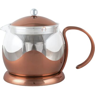 La Cafetiere Izmir Kupfer Glas-Infuser Teekanne - 2 Tassen - Kupfer La Cafetiere Izmir Kupfer Glas-Infuser Teekanne - 2 Tassen - Kupfer