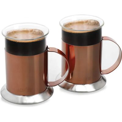 Ensemble de Tasses en Cuivre La Cafetière - 300ml - Tasses à Café Ensemble de Tasses en Cuivre La Cafetière - 300ml - Tasses à Café