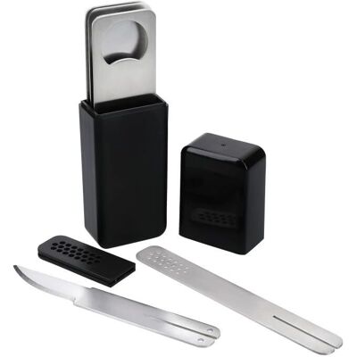 BarCraft Roestvrij Staal Compacte Bar Gereedschap Set - Unisex BarCraft Roestvrij Staal Compacte Bar Gereedschap Set - Unisex
