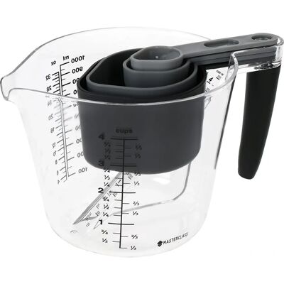 MasterClass Measuring Jug And Cup Set 5 Pieces - Measuring Set MasterClass Measuring Jug And Cup Set 5 Pieces - Measuring Set