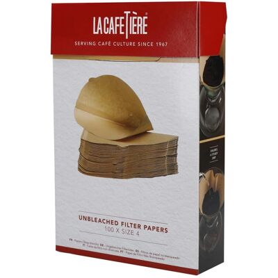 La Cafetière - Kaffeefilter - Größe 4 - 100 Stück La Cafetière - Kaffeefilter - Größe 4 - 100 Stück