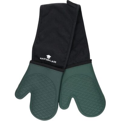 Gant de Four à Silicone Double Hunter Green - Gant de Cuisine Gant de Four à Silicone Double Hunter Green - Gant de Cuisine